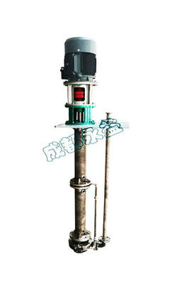 Vertical Submersible Chemical Pump , Electric Semi Submersible Pump Single Suction supplier