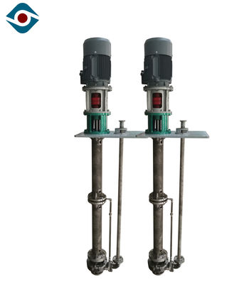 Non Clogging Vertical Submersible Pump , Solid Content Chemical Centrifugal Pump supplier